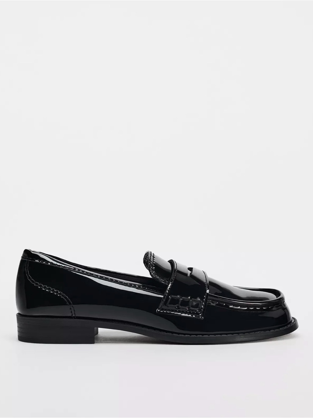 Zara Patent Leather Loafers - Size 38 - $59.90